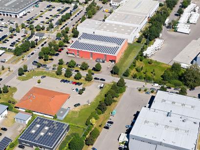 industrial area with buildings