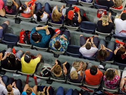 sports event bleachers