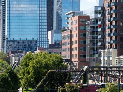 City view with buildings