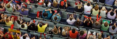 sports event bleachers