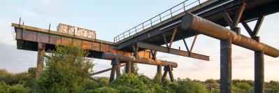 Old bridge structure