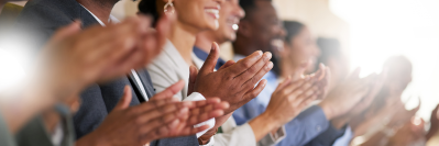 Firm Recognition: audience applauding