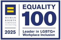 Equality 100: Leader in LGBTQ+ Workplace Inclusion 2025